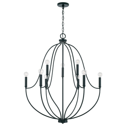 Susie Chandelier, Chandelier, Matte Black