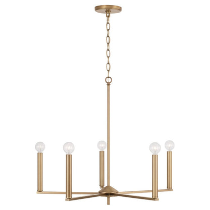 Finley Chandelier, Chandelier, Aged Brass