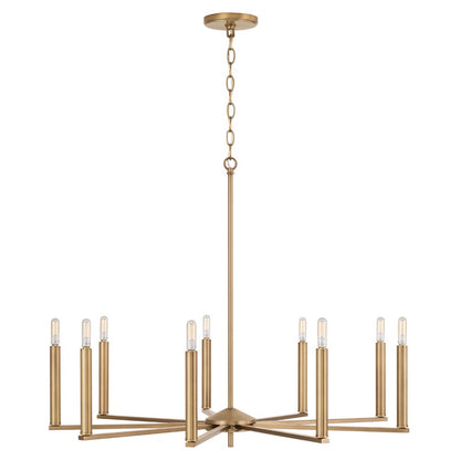 Finley Chandelier, Chandelier, Aged Brass