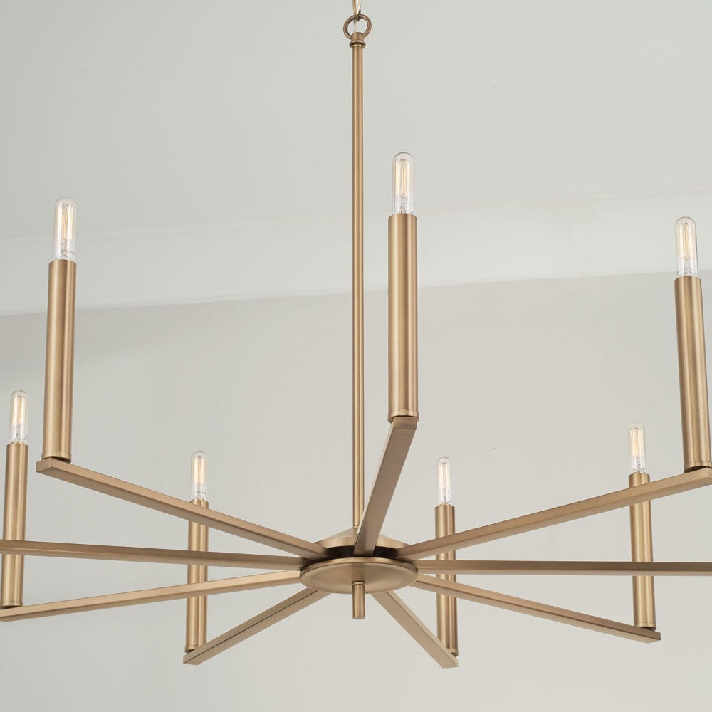 Finley Chandelier, Chandelier, Aged Brass