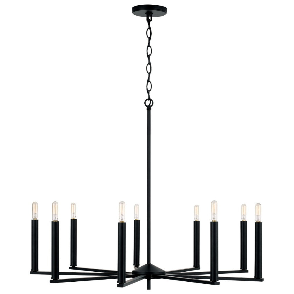 Finley Chandelier, Chandelier, Matte Black