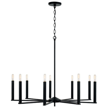 Finley Chandelier, Chandelier, Matte Black