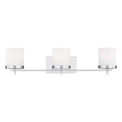 Huntington 3-Light Vanity, Vanity, Chrome