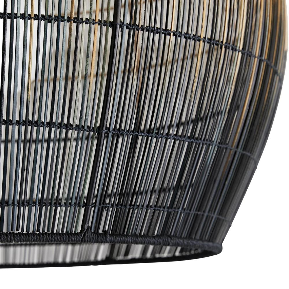 Lotte Pendant, Pendant, 	Natural and Black Ombre