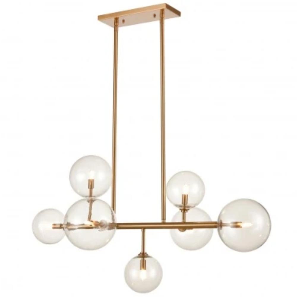 Leon Chandelier, Chandelier, Aged Brass