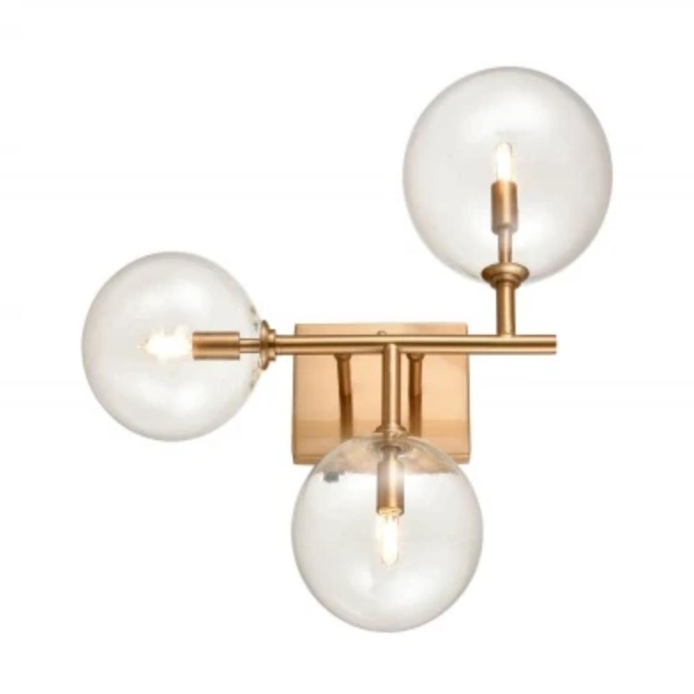 Leon Sconce, Sconce, Aged Brass