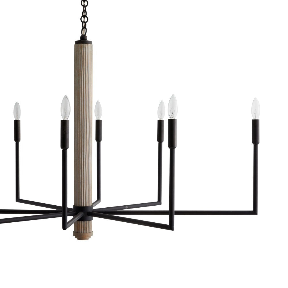 Orli Chandelier, Chandelier, Blackened Iron