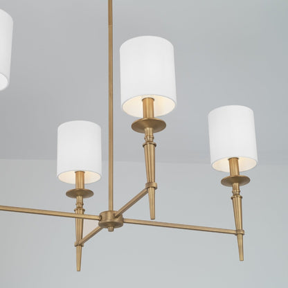 Erina Chandelier, Chandelier, Aged Brass