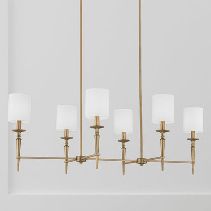 Erina Chandelier, Chandelier, Aged Brass
