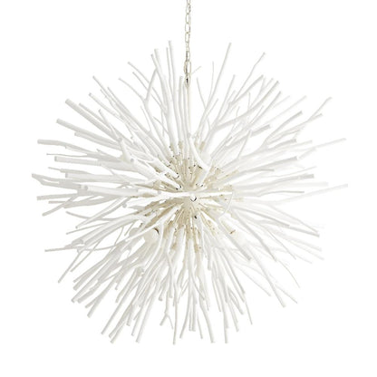 Enzo Chandelier, Chandelier, White Wash