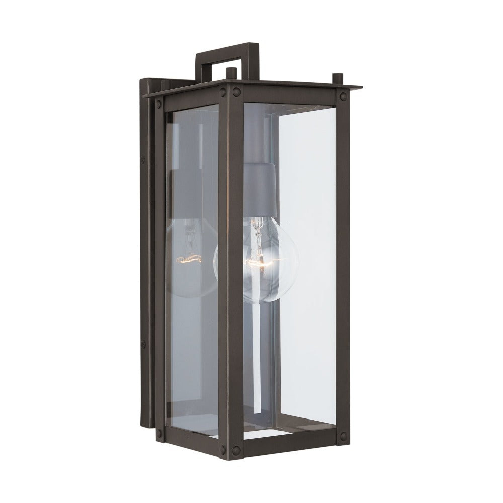 Maci 6" 1-light Outdoor Wall Lantern, Sconce, Oiled Bronze