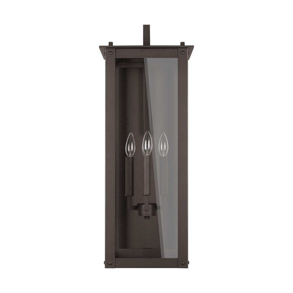 Maci 11" 4-light Outdoor Wall Lantern, Sconce, Oiled Bronze
