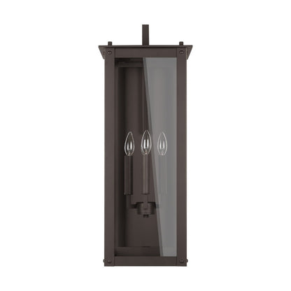 Maci 11" 4-light Outdoor Wall Lantern, Sconce, Oiled Bronze