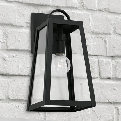 Andrew 1-light Outdoor Wall Lantern, Sconce, Black