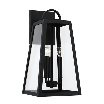 Andrew 3-light Outdoor Wall Lantern, Sconce, Black