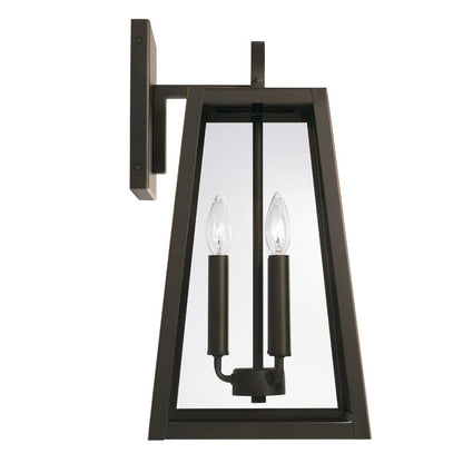 Andrew 3-light Outdoor Wall Lantern, Sconce, Oiled Bronze