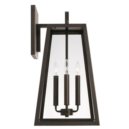 Andrew 4-light Outdoor Wall Lantern, Sconce, Oiled Bronze
