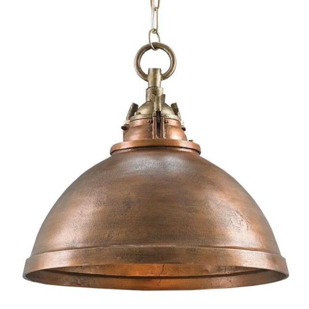 Nolen Pendant, Pendant, Copper/Antique Brass