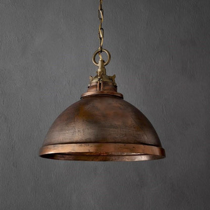 Nolen Pendant, Pendant, Copper/Antique Brass