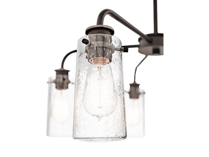 6 Light Braelyn Chandelier in Olde Bronze, by Kichler, 43058OZ