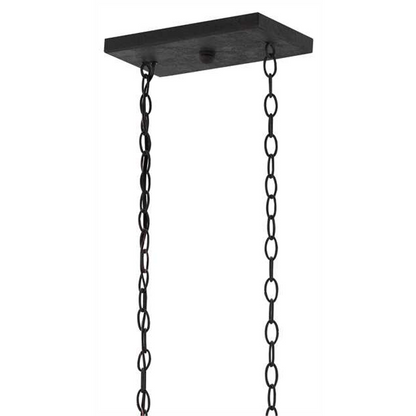 Denison 6 Light Lantern in Molé Black by Currey and Company 9000-0289