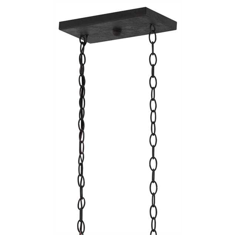 Denison 6 Light Lantern in Molé Black by Currey and Company 9000-0289