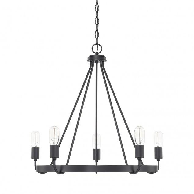 Capital Lighting 5-Light Tanner Bronze Chandelier 420061BZ