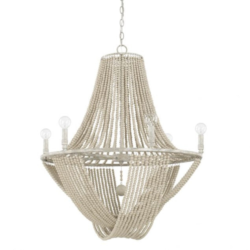 Kayla 6 Light Chandelier in Mystic Sand by Capital Lighting 429561MS