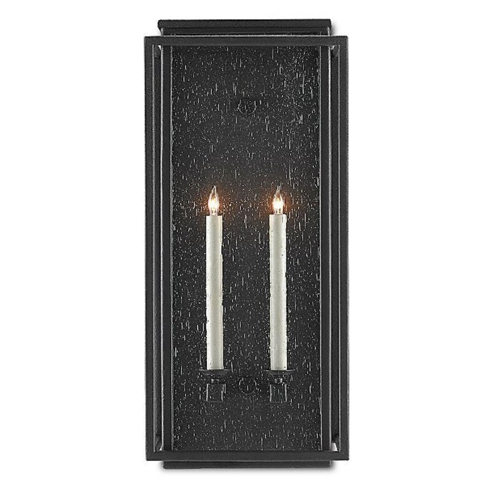 Edith Outdoor Wall Sconce, Sconce, Midnight