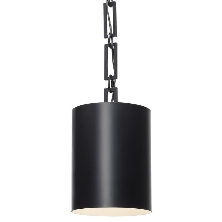 Alston 1-Light Mini Chandelier in Matte Black, by Crystorama Lighting, 8680-MK