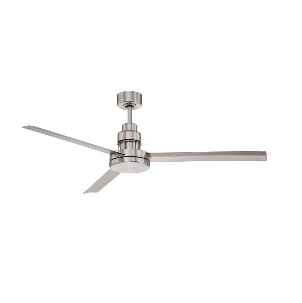 Mondo Ceiling Fan in Brushed Nickel by Craftmade MND54BNK3