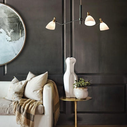 Estefania Chandelier, Chandelier, Heritage Brass &amp; Black