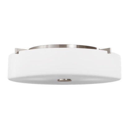 Balboa Flush Mount, Mount, Brushed Nickel