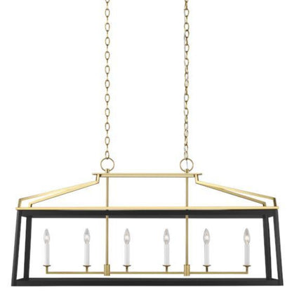 Carolyn Mixed Metal Linear Lantern