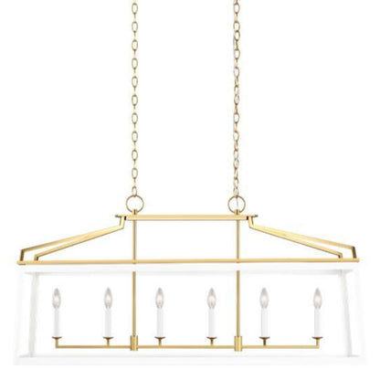 Carolyn Mixed Metal Linear Lantern