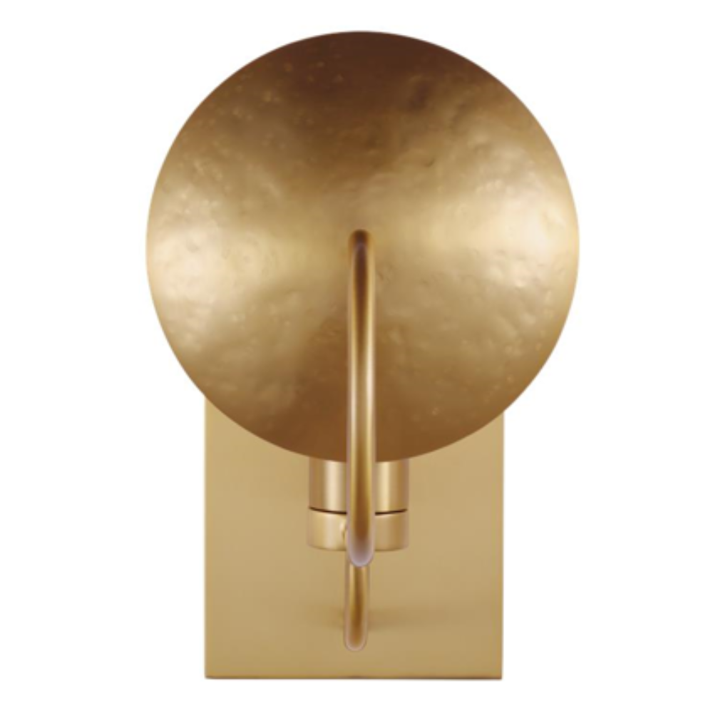 Forged Wall Sconce, Wall Sconce, Burnished Brass