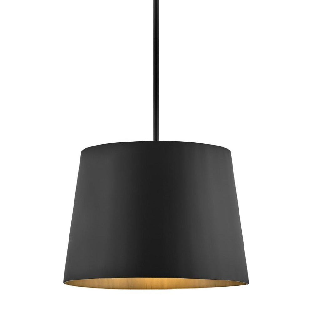 Oliver Drum Pendant, Pendant, Black