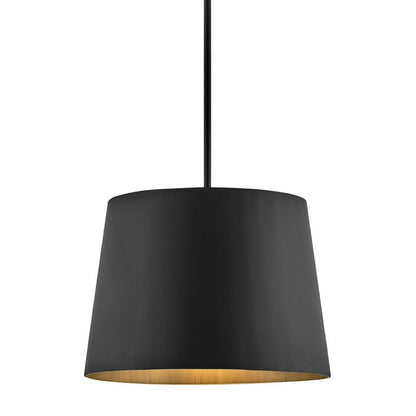 Oliver Drum Pendant, Pendant, Black