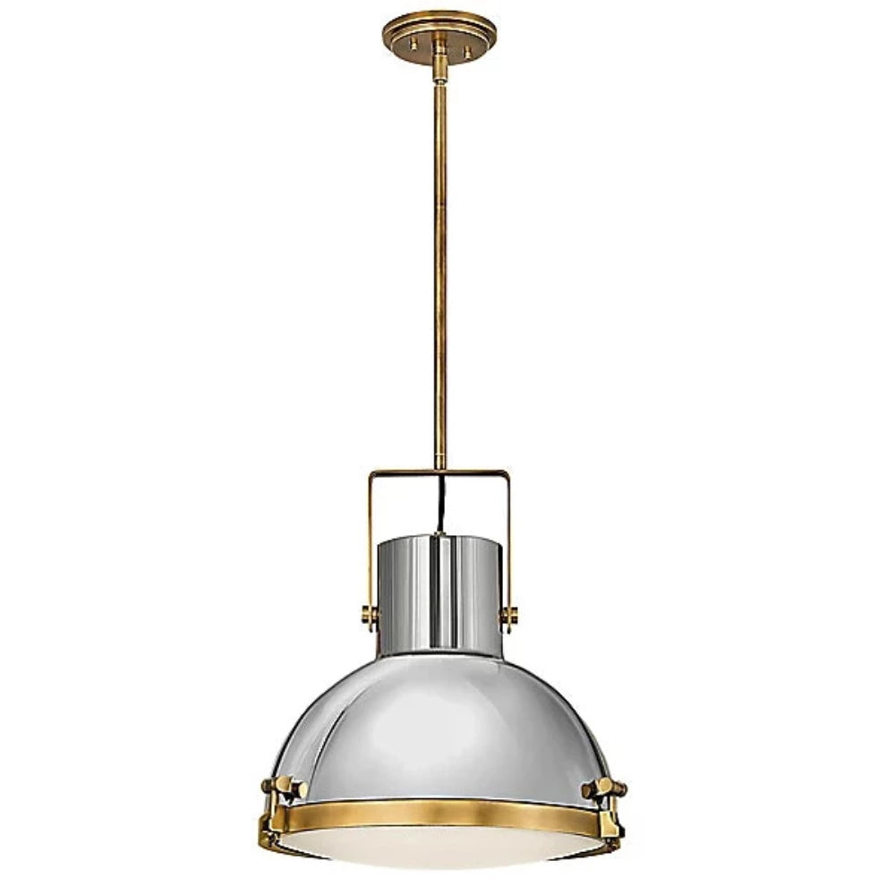 Harlow Pendant, Pendant, Heritage Brass