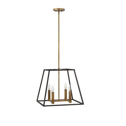 Small 4 Light Fulton Pendant in Bronze by Hinkley Lighting 3334BZ