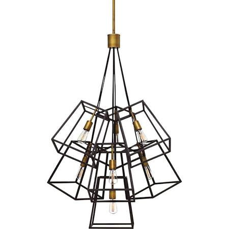 7 Light Fulton Pendant in Bronze by Hinkley 3357BZ