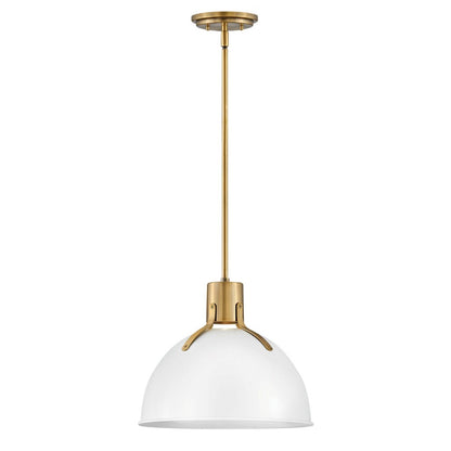 Sylvie White Pendant, Pendant, Polished White