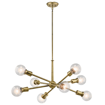 Armstrong Chandelier in Natural Brass by Kichler 43118NBR