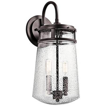 Lyndon Outdoor Wall Light in Architectural Bronze by Kichler 49496AZ