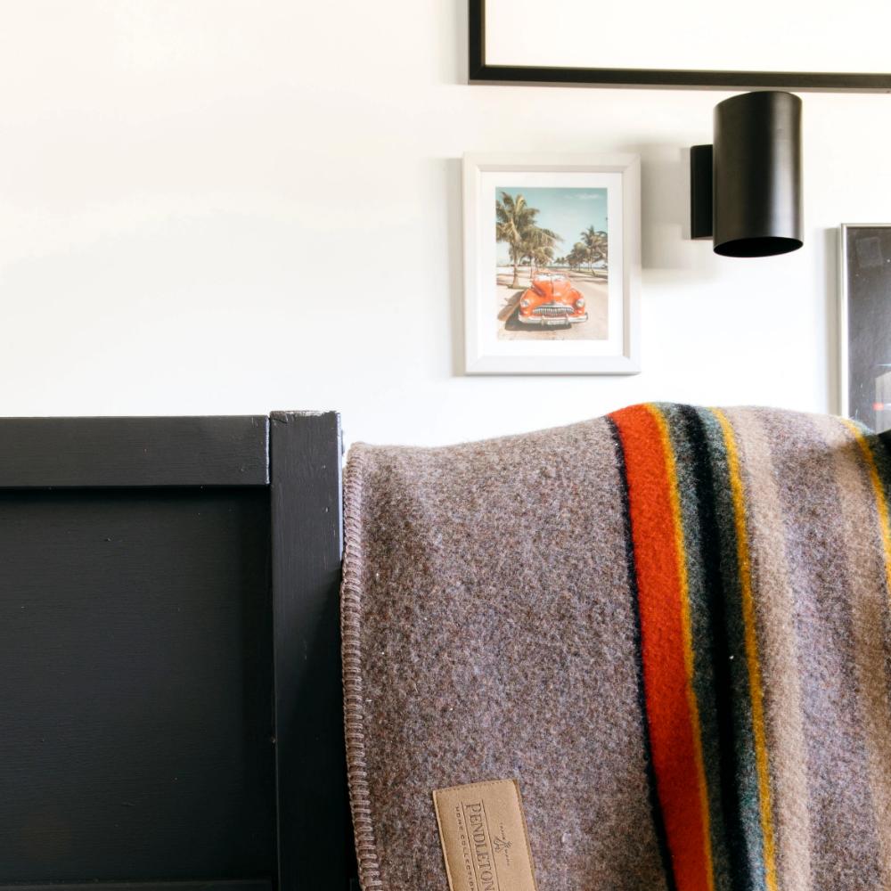 Heston Sconce, Cylinder LED Wall Sconce, Textured Black