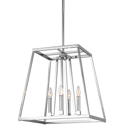Small 4 Light Conant Chandelier in Chrome by Feiss F3150/4CH
