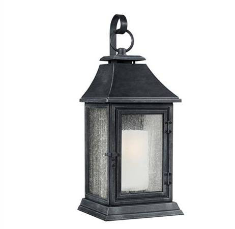 Shepherd Outdoor Sconce by Feiss in Dark Weathered Zinc OL10603DWZ