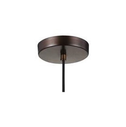 Baskin Pendant in Painted Aged Brass with a Dark Weathered Zinc Finish by Murray Feiss,  P1347PAGB/DWZ