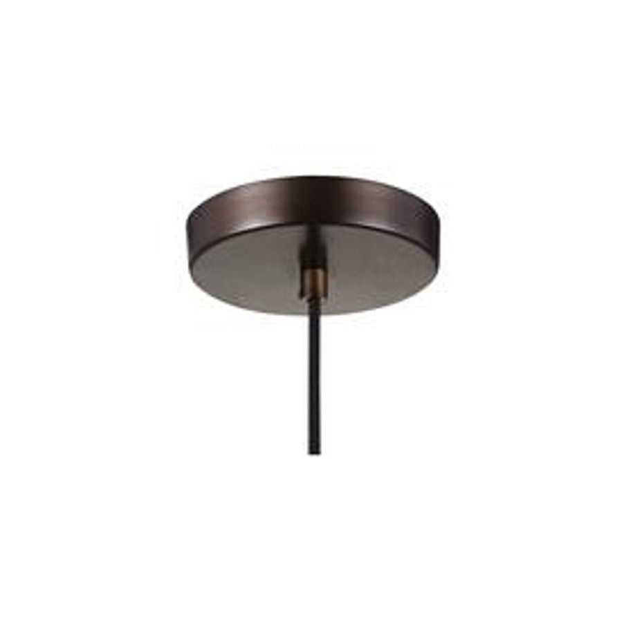 Baskin Pendant in Painted Aged Brass with a Dark Weathered Zinc Finish by Murray Feiss,  P1347PAGB/DWZ