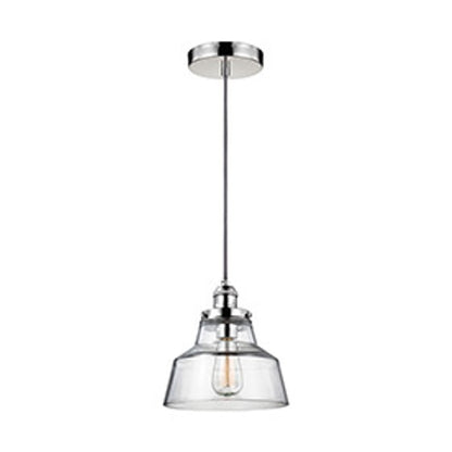 Baskin Pendant in Polished Nickel by Murray Feiss,  P1348PN